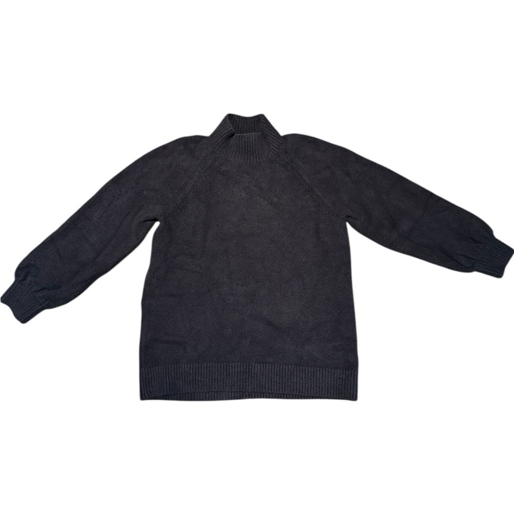 White + Warren black Turtleneck Sweater